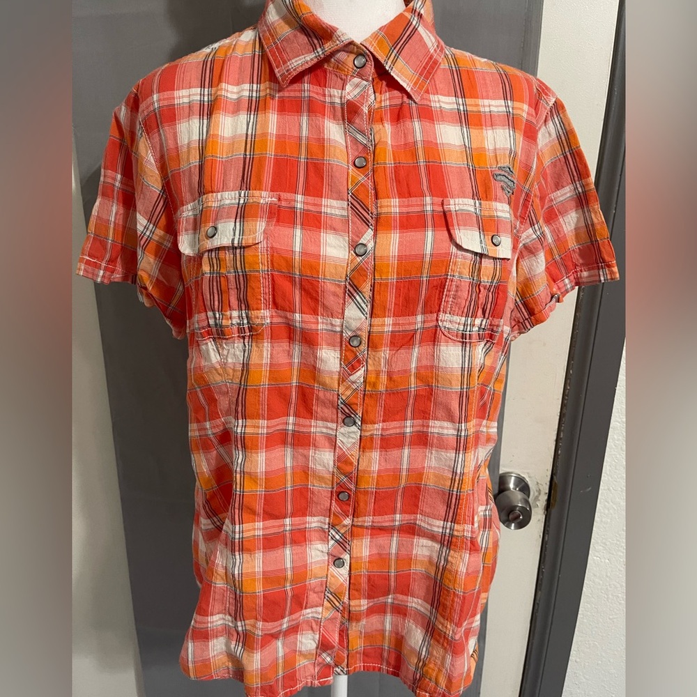 Women’s Harley Davidson button-down